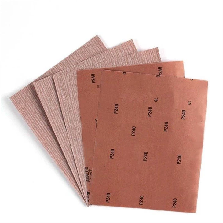 dry sandpaper